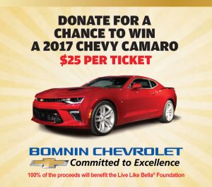 Bomnin Chevrolet Camero Raffle